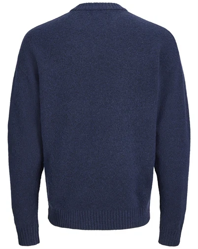 Jack & Jones - JJESoho Ollie Knit Crew Neck - Navy Blazer